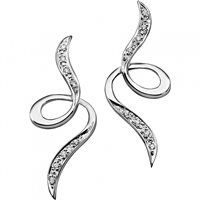 Earrings Comete Woman in White Gold ORB458 - ORB458